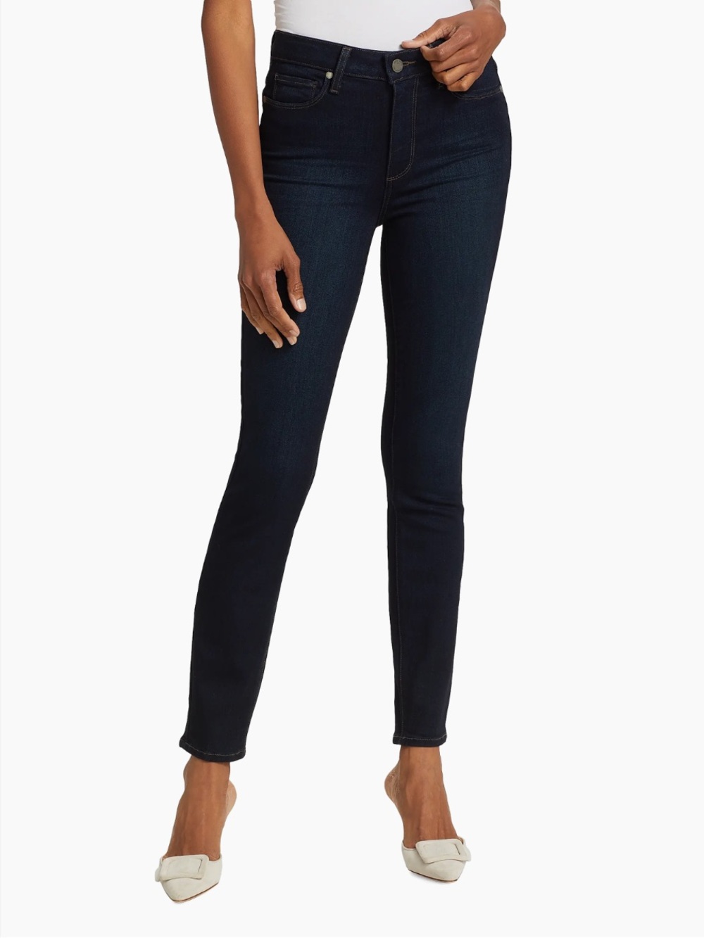 PAIGE Hoxton High-Rise Women's Dark Wash High-Rise Skinny Jeans